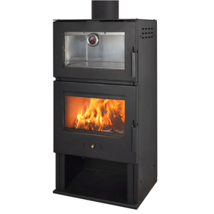 Estufa Multicombustible Moderna de Diseño Ecológico, Estufa de Leña Independiente de Acero al Carbono sin Humo, Horno para Uso en Dormitorios - Product Image 5