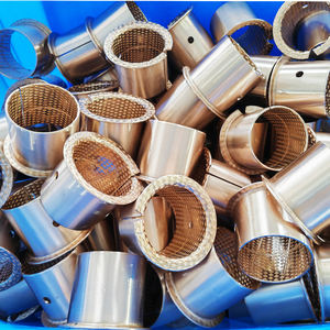 Алмазная масляная канавка, улучшенная смазка, хорошая противоэрозионная оловянная бронза CuSn8P/CuSn4 обернутая латунная втулка <span class=keywords><strong>Fb</strong></span> Сплит втулка. - Product Image 4