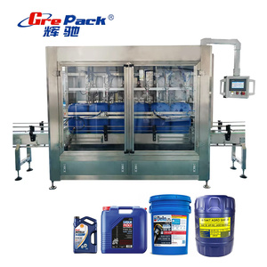 Prix d'usine de bonne qualité Ligne de remplissage linéaire pour l'embouteillage d'huile moteur de lubrifiant de <span class=keywords><strong>20</strong></span> <span class=keywords><strong>litres</strong></span> Ligne de production de machine de remplissage de chlore liquide - Product Image 1