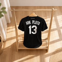 Maillot de softball unisexe 100 % polyester à imprimé animalier par sublimation, entièrement boutonné, personnalisable avec noms/numéros d'équipe, respirant