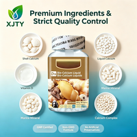 Complément Alimentaire Liquide de Calcium en Gélules Molles à Marque Blanche OEM pour Adultes – Soutient la Solidité des Os, des Dents et le Système Immunitaire – 60 Capsules