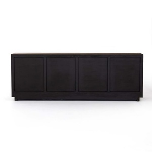 Meuble buffet antique en bois massif de style européen, meuble de rangement créatif, meuble TV mural, armoire latérale - Product Image 4