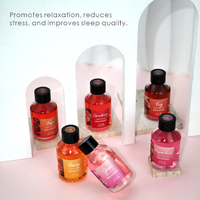 Luxueux pour les kits de diffuseur de roseaux Tailles personnalisées de 50ml 100ml 200ml Vase en verre de luxe au parfum frais hautement parfumé avec logo de luxe