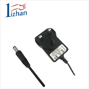 Hot sale UK type plug in connection ac adapter 100-240V Input wall mount 12V 2A 3A 24w 36w power adapter for CCTV camera