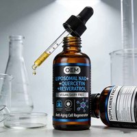 Sérum Énergisant Longue Durée Triple Action NAD+ Resvératrol Quercétine Antioxydant Liquide Liposomal Avancé Beauté Mémoire Sommeil Immunité