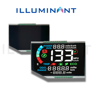 การออกแบบที่กำหนดเองโมโนแอลซีดี75.52x52.73x2.9 VA ลบ1/4หน้าที่เชื่อมต่อสำหรับเครื่องมือวัด - Product Image 2