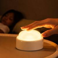 Nouvelle Lampe de Chevet Portable 2026 à Bouton Sonore, Veilleuse Dimmable et Alarme Stroboscopique pour Ambiance de Fête et Festival, Alimentée par Batterie