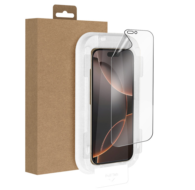 New Arrival Paper Easy Install Applicator Dust Free 6H Matte Ceramic Glass Anti-scratch Screen Protector for IPhone18series