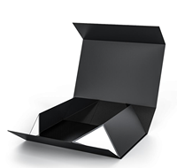 Boîte cadeau pliable de haute qualité personnalisée avec ruban à nœud, facile à assembler, réduit les frais d'expédition, vente en gros