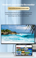 Kabel Pengisi Daya Kecepatan 40Gbps Kabel USB C Mendukung PD 100W 8K 60Hz Tipe C ke Tipe C Kabel Pengisian Cepat untuk Thunderbolt 4 Macbook