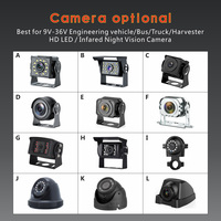 4G GPS 1080P MDVR CMSV6 720P Car Dash Cam DVR 8-Channel CCTV System 4 Dome 4 Bullet Cameras for Trailer Truck Bus Surveillance