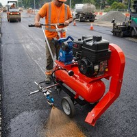 Machine à apprêt pour marquage routier, équipement d'application d'apprêt à haute efficacité