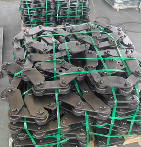 חלקי מחפר הידראולי חדש מסגסוגת 40cr, נעל מסילה מגומי ופלדה למכונות בנייה שונות, שרשרת אמפיבית - Product Image 1