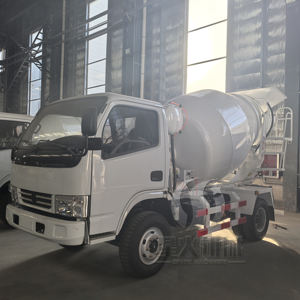 New Style 4 Kubikmeter Selbst laden der Betonmischer LKW 4 Kubikmeter Betonmischer LKW Tragbarer Beton-Transit mischer - Product Image 4