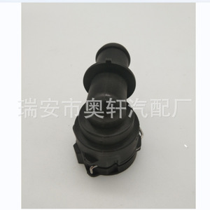 ขั้วต่อท่อน้ำรถยนต์ 5Q0122291H พลาสติกสีดำสำหรับฝาครอบเทอร์โมสตัทใช้ในรถยนต์ - Product Image 3