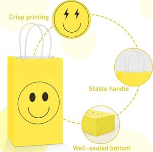 ถุงกระดาษคราฟท์พิมพ์ลายแฟชั่นตามสั่ง ถุงของขวัญกระดาษหนาเป็นมิตรกับสิ่งแวดล้อม พร้อมหูหิ้วแข็งแรง - Product Image 3