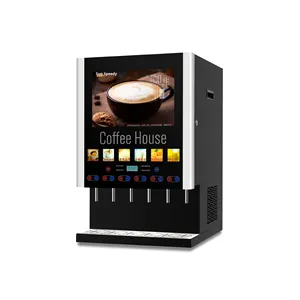 Machine à café commerciale 60SCW-L, nouveau distributeur de boissons instantanées avec lecteur publicitaire pour poudre 60SCW-L Commercial Instan - Product Image 1