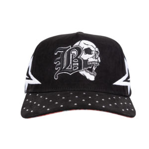 Casquette de baseball en daim Tcap Chine avec broderie personnalisée et logo brillant - Product Image 1