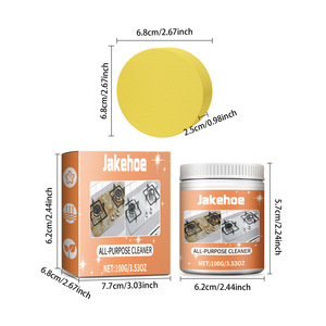 JAKEHOE Detergente Multiuso per Cucina e Casa, Rimuovi Grasso e Macchie Sporche, <span class=keywords><strong>Pasta</strong></span> Detergente Naturale Multiuso - Product Image 6