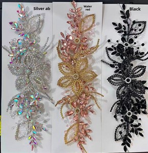 Diadema de Seda Hecha a Mano con Pedrería para Novia, Estilo Cadena de Garra, Accesorios para Vestido de Novia, DZ292 - Product Image 6
