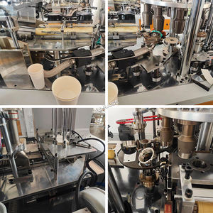 Machine à fabriquer des gobelets et des assiettes en papier jetables au prix d'usine, machine à fabriquer des gobelets en papier d'<span class=keywords><strong>occasion</strong></span> - Product Image 5