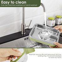 Boîte à repas en acier inoxydable avec compartiments et couvercle, 4 compartiments, avec pot à sauce, nettoyage facile, fermeture hermétique, récipient alimentaire compartimenté