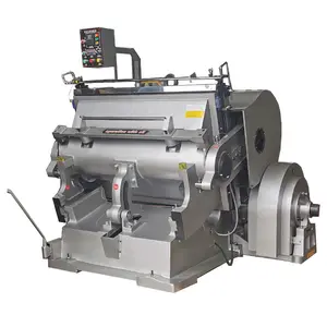 Máquina troqueladora Manual de gran oferta, máquina de corte y prensado para fabricación de papel de caja de cartón
