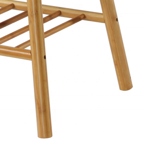 <span class=keywords><strong>Tavolino</strong></span> Moderno in Bambù, Piano Grigio Chiaro con Ripiano Aperto, <span class=keywords><strong>Tavolino</strong></span> Minimalista per Soggiorno e Camera <span class=keywords><strong>da</strong></span> Letto - Product Image 5