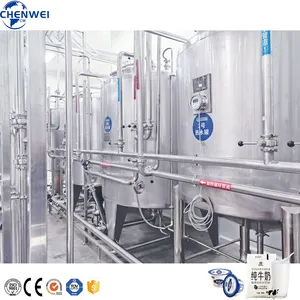 डेयरी मशीनों दूध दही प्रसंस्करण मशीन लाइन दूध प्रसंस्करण और पैकेजिंग मशीन