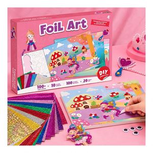 Big Retail Foil <b>Craft</b> Assortment Contains Rainbow Sheets Drawing Cards Googly Eyes <b>Foam</b> Shapes for Young Creators - Product Image 6