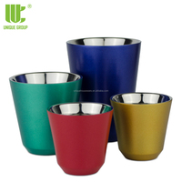 Service à café et à thé expresso de luxe moderne avec tasses en acier inoxydable Amazona Unique Group's Premium Supplies for Beer & Gifts Lid