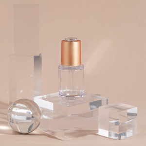 Emballage cosmétique de soins de la peau 30 ML PET cylindre torsion <span class=keywords><strong>bouton</strong></span> poussoir cheveux <span class=keywords><strong>barbe</strong></span> compte-gouttes bouteille bouchon à vis rechargeable pour les soins de la peau - Product Image 5
