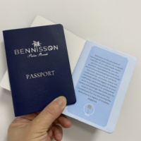 Impression de livrets personnalisés pour cartes d'adhésion d'entreprise, format passeport