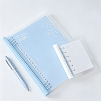 Carnet de notes A7 personnalisé à spirale, couverture rigide, 60 pages, feuilles mobiles, journal de voyage, coffret cadeau de livres de poche – Vente en gros