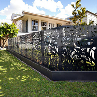 Panneau de clôture en métal découpé au laser sur mesure, clôture de jardin, modélisation 3D, antirouille, design moderne, entrée de maison, jardin, cour arrière, portail