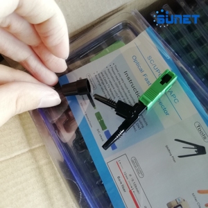 Sunet Fiber Optic Fast <strong>Connector</strong> <strong>SC</strong> APC Quick <strong>Connector</strong> For FTTH Drop Cable Field Termination - Product Image 3