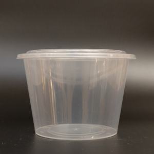 Balde de Plástico Transparente PP para Bebidas de Frutas 150ml 350ml 500ml 750ml 1000ml - Product Image 1