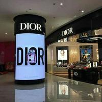 P1.8 P2 P2.5 P2.6 intérieur incurvé doux Flexible écran d'affichage Led mur vidéo pour magasin d'exposition colonne cylindrique utilisation