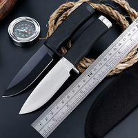 TLMD9 Vente en gros Couteaux de plein air à lame fixe Couteau de survie tactique de camping Couteau de chasse avec sac en nylon