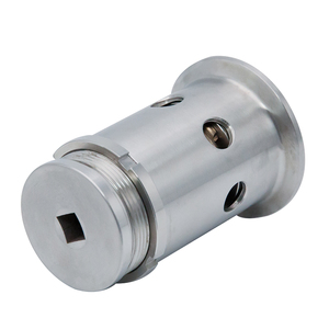 Valvole <span class=keywords><strong>di</strong></span> Sicurezza per Vuoto e <span class=keywords><strong>Pressione</strong></span> in Acciaio Inox SS316L 2.5Bar 50.8MM 2 Pollici TC64MM Modello Fisso Grado Sanitario con Attacco Tri-Clamp - Product Image 2