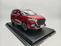 Nouveau modèle de voiture en alliage Chery JETOUR X95 à l'échelle 1:18, ornement de voiture miniature, portes ouvrables, modèle de collection et d'exposition, cadeaux, jouets de simulation de voiture pour garçons