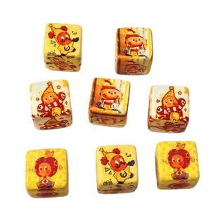 2025 Star Double Sided Print Cartoon <b>Sweet</b> DIY Jewelry Making Materials Wholesale Loose Acrylic <b>Plastic</b> & Lucite Beads - Product Image 5