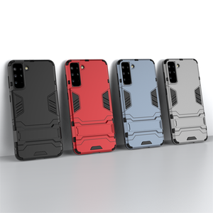 <span class=keywords><strong>Portable</strong></span> robuste dur PC souple TPU hybride Funda armure Style support Invisible couverture de téléphone pour <span class=keywords><strong>Samsung</strong></span> S21 S20 Plus Ultra A32 A21S - Product Image 1