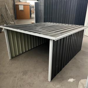 Maison <span class=keywords><strong>abri</strong></span> <span class=keywords><strong>de</strong></span> <span class=keywords><strong>jardin</strong></span> APEX toit métal tondeuse à gazon Garage <span class=keywords><strong>pour</strong></span> porte charnière bon marché gris hangars <span class=keywords><strong>de</strong></span> stockage 5X4 FT - Product Image 3