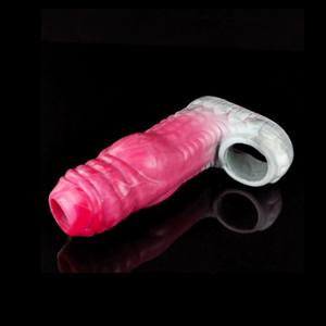 FRRK-consolador con nudo grande para hombres adultos, funda de silicona para el pene, para alargar el pene, Juguetes sexuales masculinos - Product Image 6
