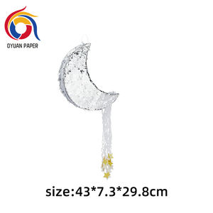 Décorations de fête d'anniversaire pour enfants personnalisées en gros, étoile en feuille d'or, piñata, jouets et décorations pour baby shower, piñata étoile - Product Image 5