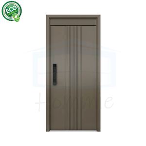 Porte d'entrée extérieure de style américain de haute qualité, porte d'entrée moderne en aluminium moulé, porte d'entrée principale résidentielle - Product Image 5