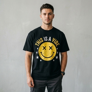 Oem 100% Cotton Solid Canvas Breathable Anti-wrinkle Regular Fit Quick Dry Custom Logo T-shirts Round Collar For <b>Men's</b> Clothing - Product Image 1