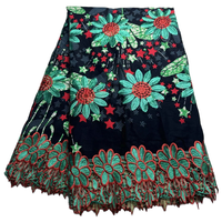 Kain Organza Bordir Batik Tenun Komputer Pola Tropis 100% Katun Berat Sedang Ramah Lingkungan