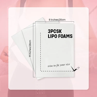 Almohadillas de Espuma Lipo para Abdominoplastia, 3 Piezas, Postoperatorias, Compresión, Talla Única para Mujer